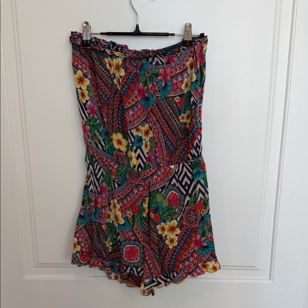 Luli Fama Multicolor Floral Romper